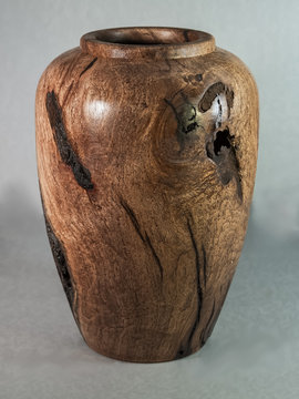 Mesquite Wood Vase
