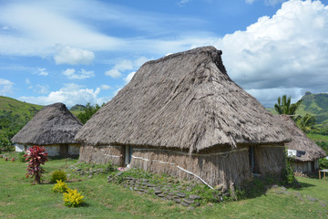 Fototapeta na wymiar Navala Village Fiji