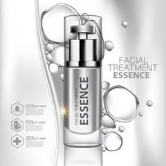 Facial Treatment Essence Skin Care Cosmetic.