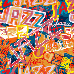 Jazz seamless tile