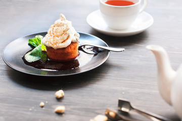 Tea and sweet cake