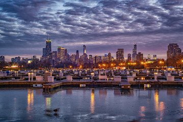 Chicago from Diversey Harbor