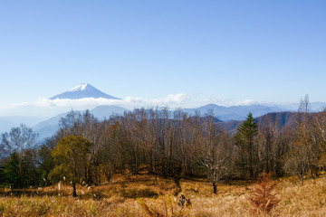 丹沢からの眺望