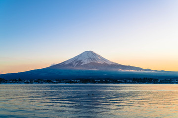 Mountain Fuji San at  Kawaguchiko Lake.