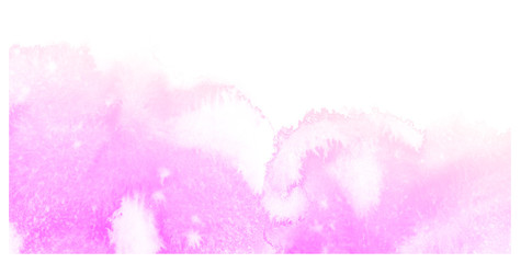 Fototapeta premium Abstract pink watercolor on white background.The color splashing on the paper.It is a hand drawn.