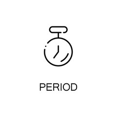 Clock line icon