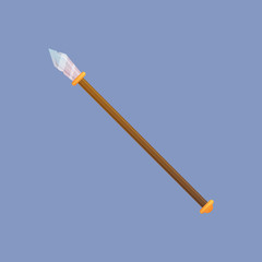 Game battle spear
