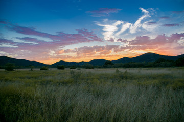 Fototapeta na wymiar Garner State Park (Texas Hill Country Sunset) 