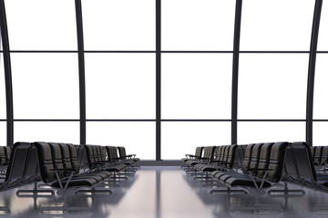 empty seatsn in airport