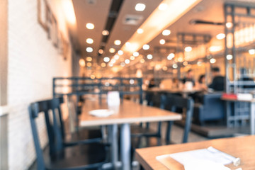Fototapeta na wymiar abstract blur in restaurant