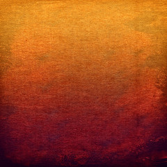 Light linen two color texture background, gradient red and yellow