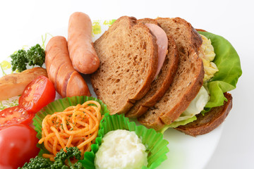 おいしそうなサンドイッチ
