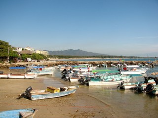 Boats in Punta Mita (Nayarit, Mexico)