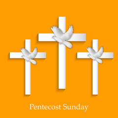 Pentecost Sunday background