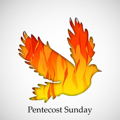 Pentecost Sunday background