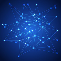 Network. Connection concept. Vector illustration.