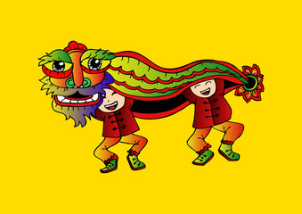 Traditional Chinese Lion 