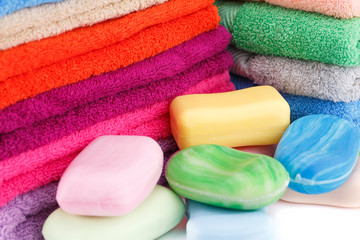 Towels and soaps