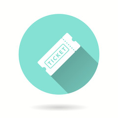 Ticket - vector icon.