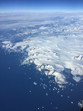 Aerial View Of Greenland