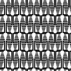 Seamless black and white geometric pattern.Simple geometric shapes for textile, cover, wallpaper, gift packaging, printing, scrapbooking.