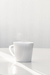 A cop of hot beverage.