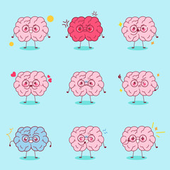 cartoon brain do different emotion
