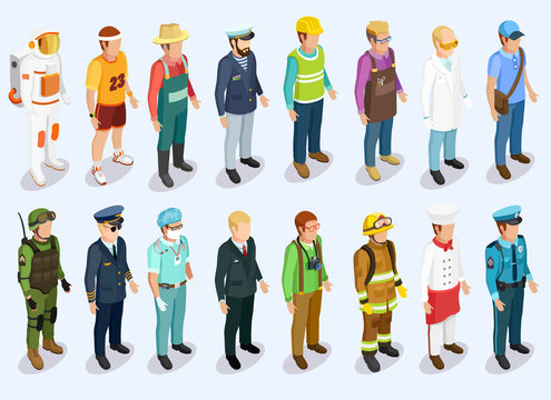 Person Isometric Collection