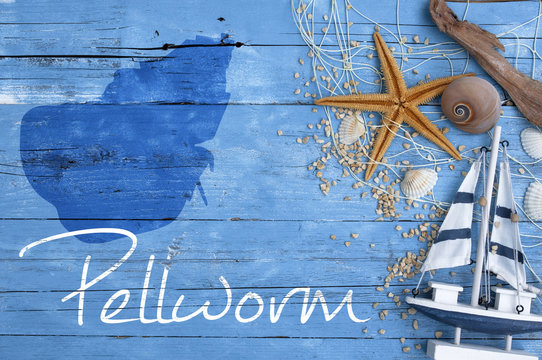 Maritime Postkarten mit Nordseeinsel Pellworm