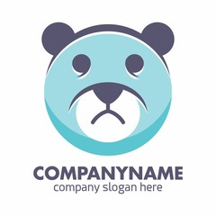 Teddy Bear logo icon vector template