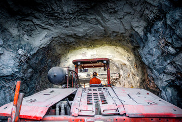 Gold mining underground