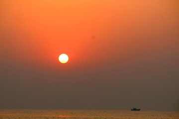 SPOT LIGHT IN THE ORANGE DARK