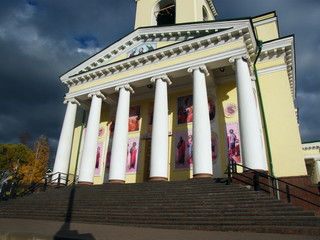 Orthodox church in the center of Izhevsk