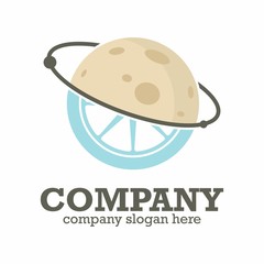 Wheels logo icon vector template