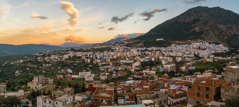 chefchaouen panorama view