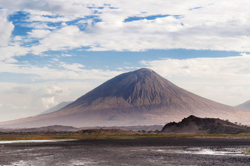 Natural park and Lake Latron in Tanzania, Africa