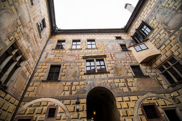 Cesky Krumlov, Czech Republic in autumn - like a point of turistic destination