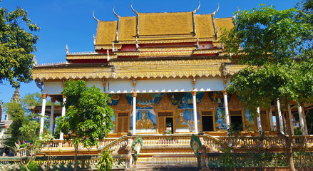 Naklejka premium Wat Kesararam Siem Reap Cambodia