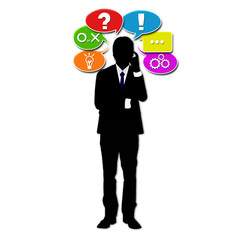 考えるビジネスマン