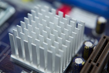 Close-up of a motherboard