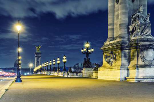 Fototapeta Bridge of the Alexandre III, Paris