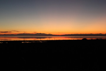 Fototapeta premium Lake sunset