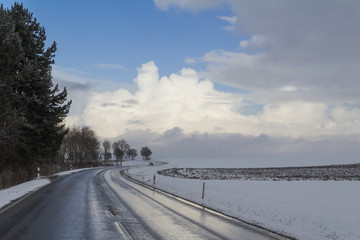 Winterliche Straßenverhältnisse