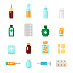 Medications Icon Set