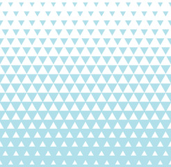Fototapeta premium Abstract blue geometric hipster fashion design print halftone triangle pattern