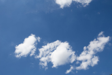 blue sky with cloud.