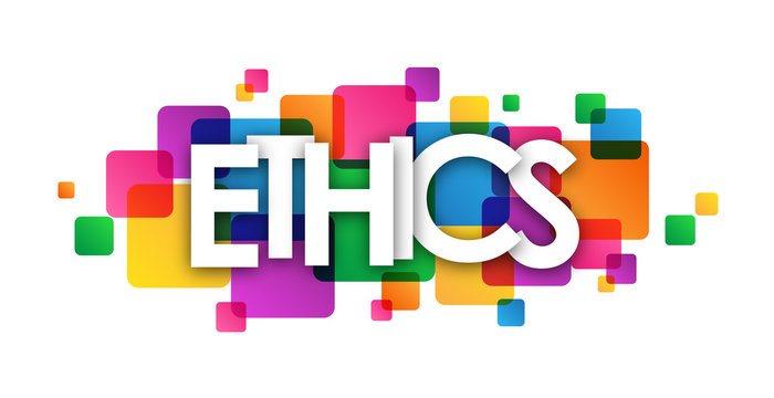 ETHICS Vector Letters Icon