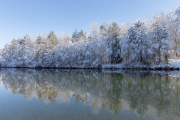 Frostige Winterlandschaft