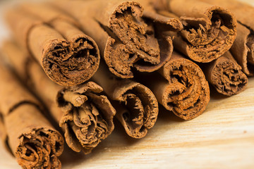 Aromatic cinnamon sticks