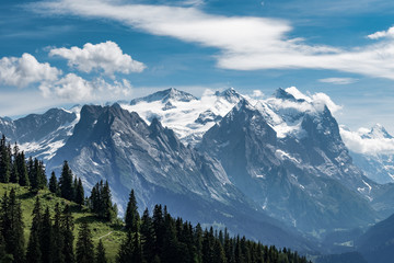 Obraz premium Wetterhornmassiv